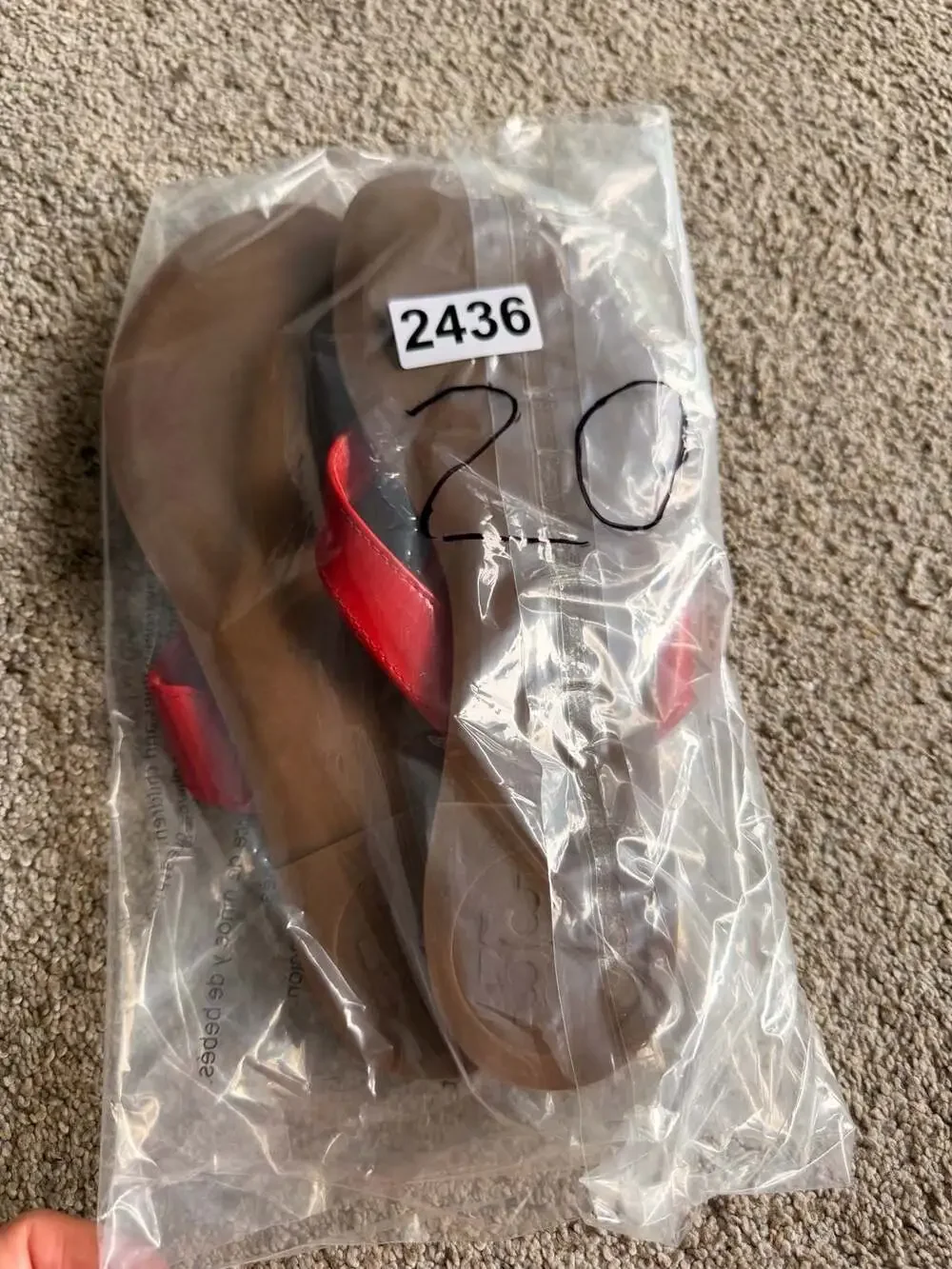 Tory Burch Thora Patent Leather Logo Thong Sandals